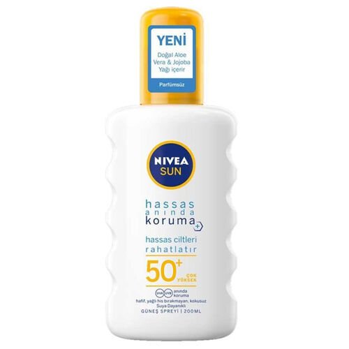 Nivea Sun Hassas Koruma SPF50+ Güneş Koruyucu 200 ml