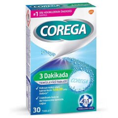 Corega Diş Protezi Temizleyici Tablet (30 Tablet)