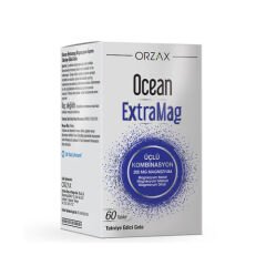 Orzax Ocean ExtraMag Üçlü Magnezyum Kombinasyonu 60 Tablet