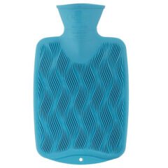 Fashy Termofor Çocuk Dalga Desen Sıcak Su Torbası -Mavi 0,8 L