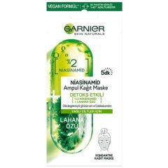 Garnier Niacinamide Detoks Etkili Ampul Kağıt Maske 15 gr