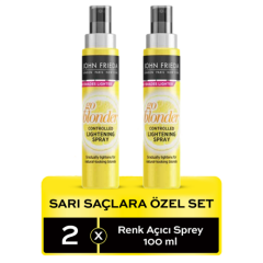 John Frieda Go Blonder Sarı Saçlara Özel Renk Açıcı Sprey Set