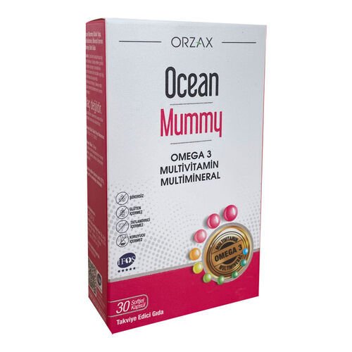 Orzax Ocean Mummy 30 Softjel Kapsül