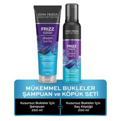 John Frieda Mükemmel Bukleler Köpük ve Şampuan Seti