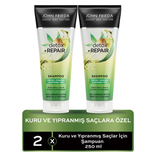 John Frieda Detox and Repair Şampuan Seti