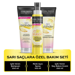 John Frieda Go Blonder Sarı Saçlara Özel Bakım Seti