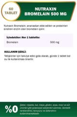 Nutraxin Bromelain 500mg 60 Tablet