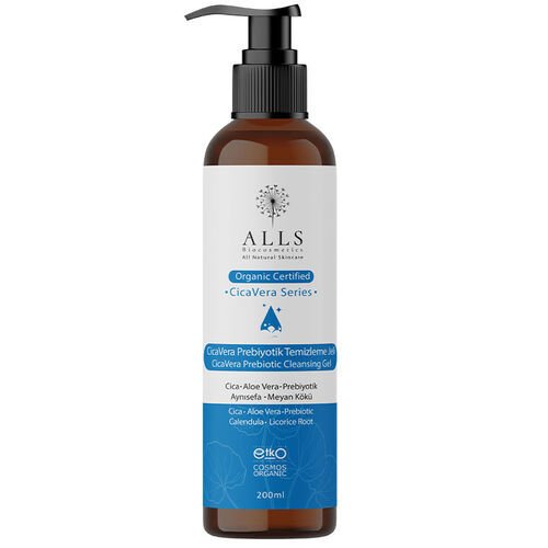 Alls Biocosmetics Organik CicaVera Prebiyotik Temizleme Jeli 200 ml