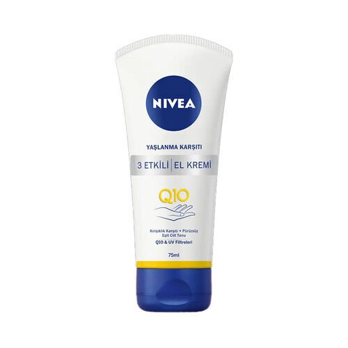 Nivea Q10 3 Etkili Yaşlanma Karşıtı El Bakım Kremi 75 ml