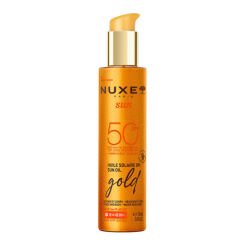 Nuxe Sun - Altın Işıltılı Bronzlaştırıcı Güneş Koruyucu Yağ SPF50 150 ml