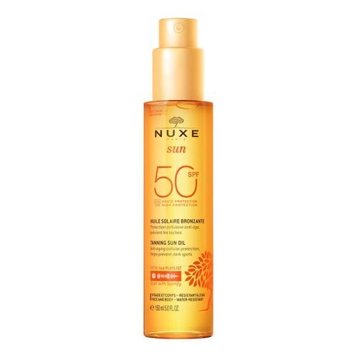 Nuxe Sun Huile Solaire Bronzlaştırıcı Yüz ve Vücut Yağı SPF50 150 ml