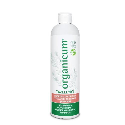 Organicum Biberiye ve Zeytin Özlü Tazeleyici Şampuan 350 ml
