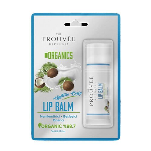 The Prouvee Reponses Organik Dudak Lip Balm - Hindistan Cevizi 5 ml