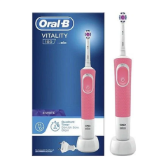Oral-B Vitality 100 3D White Şarj Edilebilir Diş Fırçası - Pembe