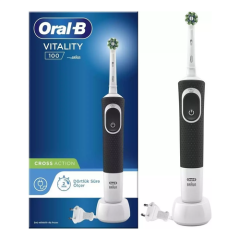 Oral-B Vitality D100  Cross Action Şarjlı Diş Fırçası - Siyah
