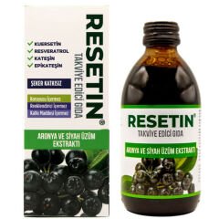 Resetin Aronya ve Siyah Üzüm Ekstraktı Takviye Edici Gıda 250 ml
