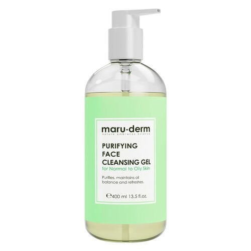 Maruderm Karma ve Yağlı Ciltlere Özel Temizleme Jeli 400 ml Maruderm Karma ve Yağlı Ciltlere Özel Salisilik Asit Yüz Yıkama Jeli 400 ml