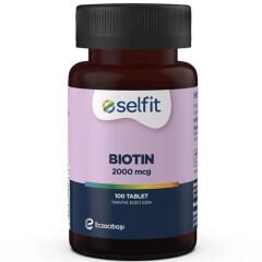 Selfit Biotin 2000 Mcg 100 Tablet