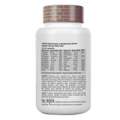 Voop Multivitamin ve Multimineral İçeren Takviye Edici Gıda 30 Kapsül