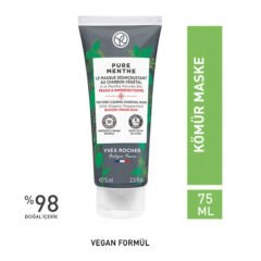 Yves Rocher Pure Menthe Siyah Nokta Karşıtı Kömür Maskesi 75 ml