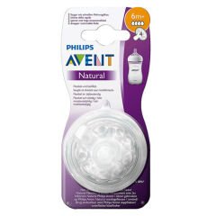 Avent Natural Biberon Emziği 6+ Ay 2′li 4 Numara