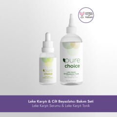 Pure Choice Leke Karşıtı ve Cilt Beyazlatıcı Bakım Seti