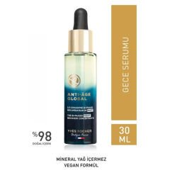 Yves Rocher Anti-Age Global Çift Fazlı Gece Serumu 30 ml
