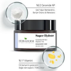 Herbaderm Super Hydrator Yoğun Nemlendirici Krem 50 ml