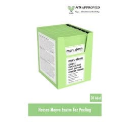 Maruderm AHA Meyve Enzim Hassas Toz Peeling 60 gr Maruderm Gentle Exfoliating Fruit Enzyme Powder Peeling 60 Gr
