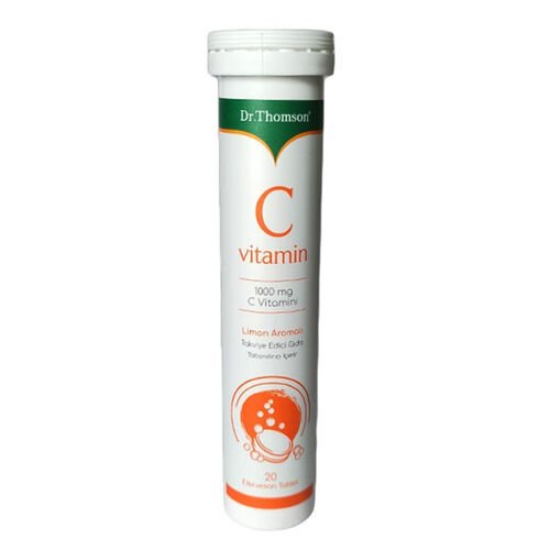Dr. Thomson Vitamin C Limon Aromalı 1000 Mg 20 Efervesan Tablet