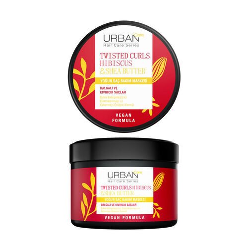 Urban Care Twisted Curls Hibiscus - Shea Butter Yoğun Saç Bakım Maskesi 230 ml