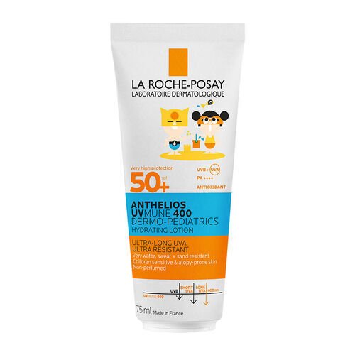 La Roche Posay Anthelios Dermo Pediatrics UVmune400 SPF50+ Hassas Ciltler ve Çocuklar İçin Güneş Koruyucu Vücut Sütü  75 ml