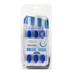 Pakdent Arayüz Fırçası Mavi 0,60mm 6 Adet