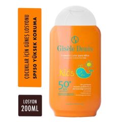 Gisele Denis Çocuklar için Güneş Koruyucu Losyon Spf 50 200 ml