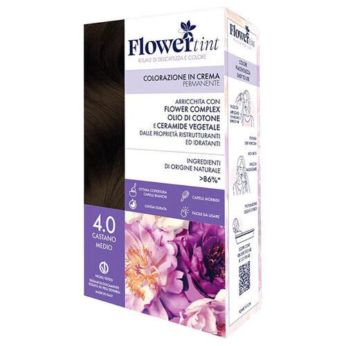 Flowertint Colorazione In Crema Saç Boyama Kiti 4.0 Orta Kahverengi