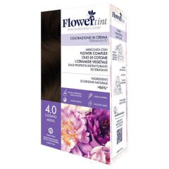 Flowertint Colorazione In Crema Saç Boyama Kiti 4.0 Orta Kahverengi