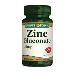 Natures Bounty Zinc Gluconate 10 mg 100 Tablet