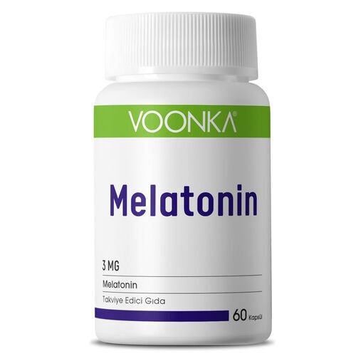Voonka Melatonin İçeren Takviye Edici Gıda 60 Kapsül