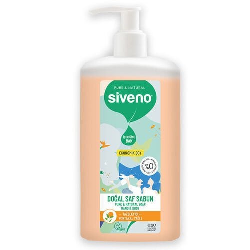 Siveno Portakal Yağlı Doğal Sıvı Sabun 1L