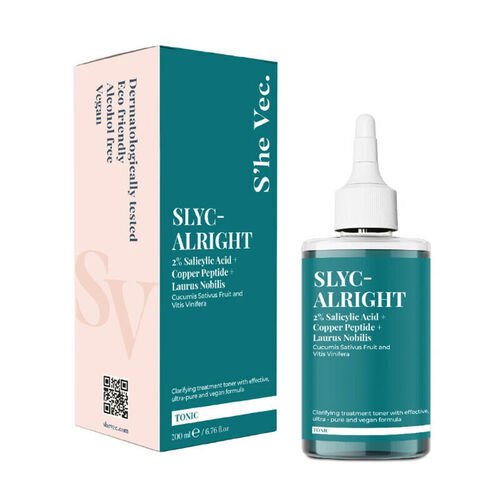 She Vec Slyc-Alright Salisilik Asit İçeren Tonik 200 ml
