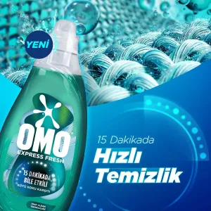 Omo Express Fresh Kötü Koku Karşıtı Beyaz & Renkliler 1480 ML