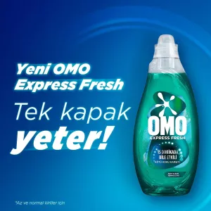Omo Express Fresh Kötü Koku Karşıtı Beyaz & Renkliler 1480 ML