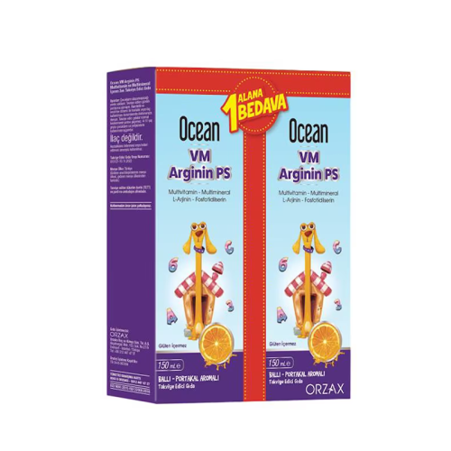 Ocean VM Arjinin PS Sıvı Takviye Edici Gıda 150 ml 1 Alana 1 Bedava