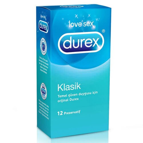 Durex Klasik Prezervatif 12 Adet
