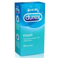 Durex Klasik Prezervatif 12 Adet