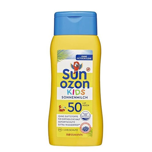 SunOzon Kids Spf 50 Güneş Koruyucu Losyon 50 ml Seyahat Boy