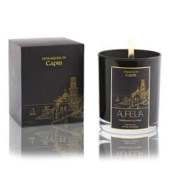 Aurelia Geneve Nar ve Limon Kokulu Mum 180 gr- Siyah