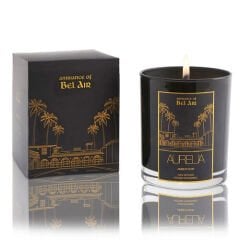 Aurelia Geneve Amber Noir Kokulu Mum 180 gr -Siyah