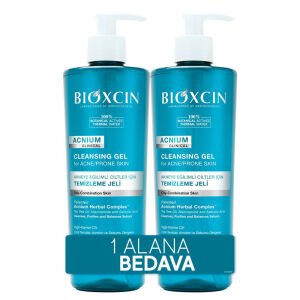 Bioxcin Acnium Sebum Dengeleyici Yüz Yıkama Jeli 1 ALANA 1 BEDAVA