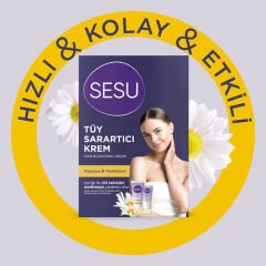 Sesu Tüy Sarartıcı Krem 35gr+18gr
